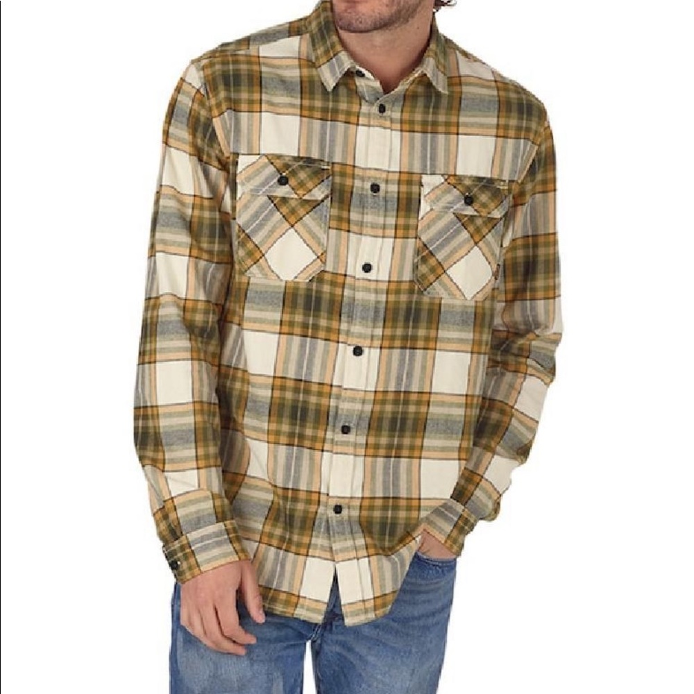 NWT Burton Mens Brighton Flannel Plaid Shirt | Large